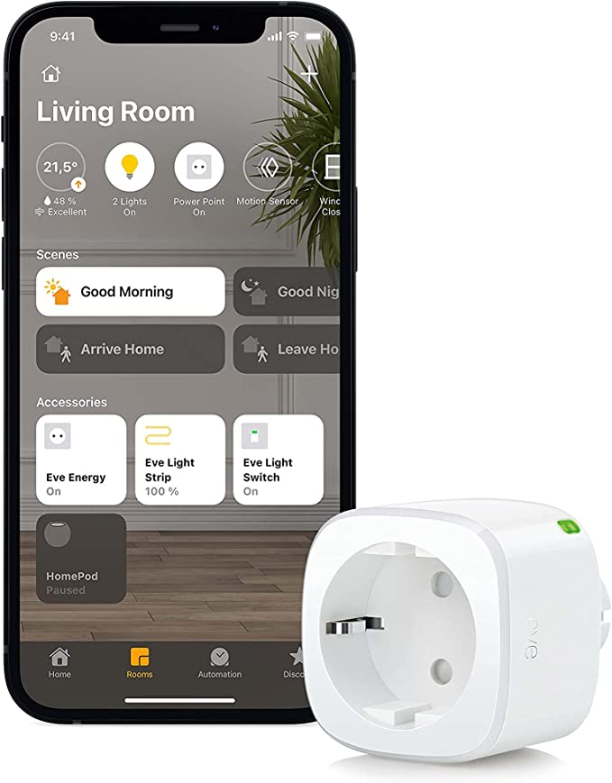 Eve Energy-Prise intelligente Compatible avec HomeKit - Eve